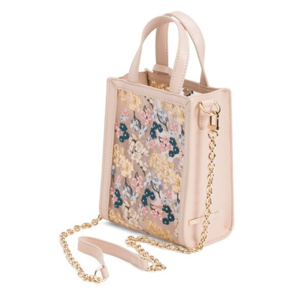 TED BAKER Emma June Crossbody Tote With Leather Panels And Trim - Picture 3 of 6
